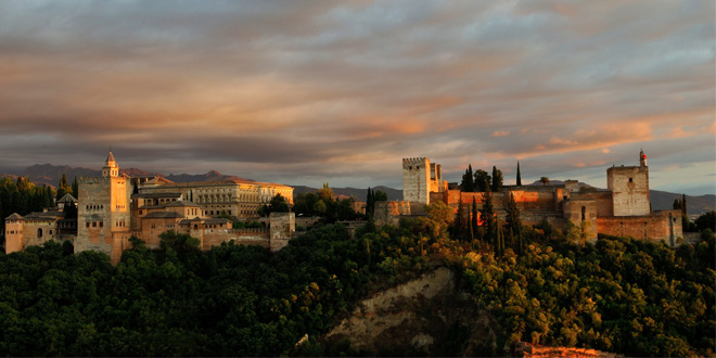 puesta de sol alhambra