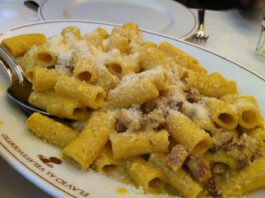 Pasta carbonara - Tour en Roma