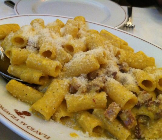 Pasta carbonara - Tour en Roma