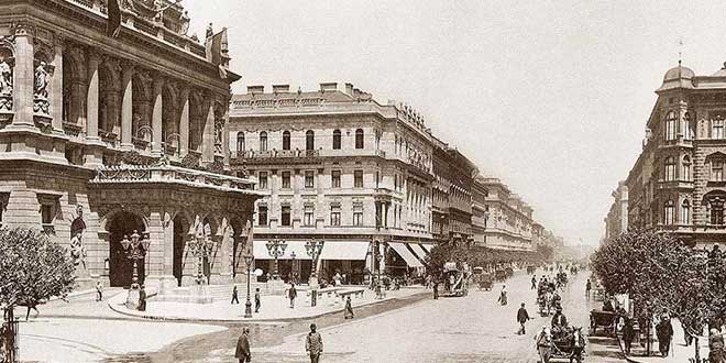 Avenida Andrassy a finales del siglo XIX