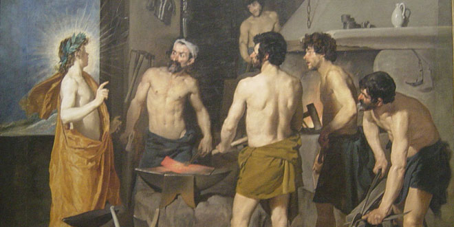 La Fragua de Vulcano por Velázquez
