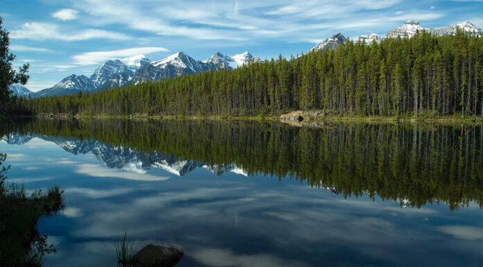 Parque Nacional Banff, paisaje montañoso