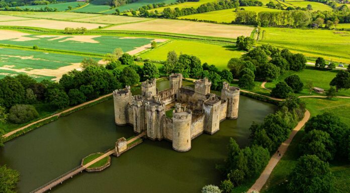 Castillo de Bodiam en Inglaterra