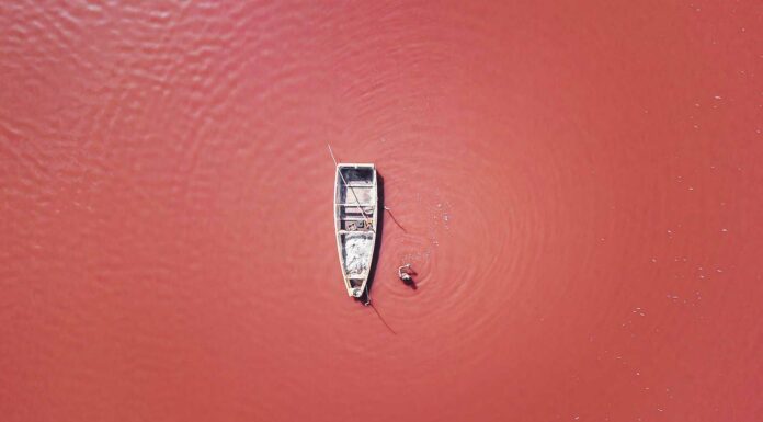 Lago Retba, lago rosa de Senegal