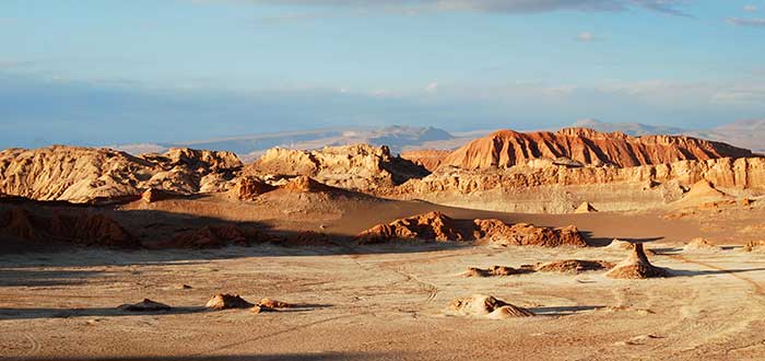 Valle de marte en el desierto de Atacama