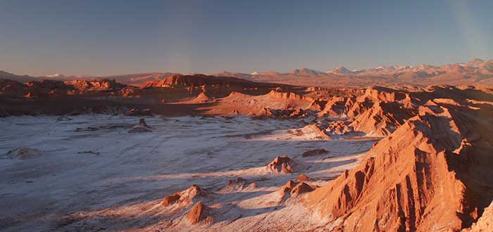 Valle de la Luna en el desierto de Atacama