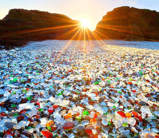 Fort Bragg, playas de cristal