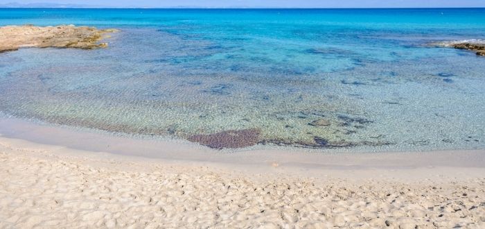 Playas de Formentera: Playa Es Caló