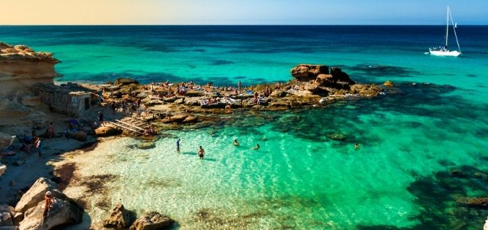 Playas de Formentera: Cala Es Caló des Mort