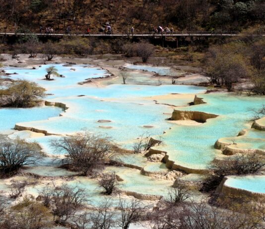 Terrazas de Huanglong, escenario de ensueño