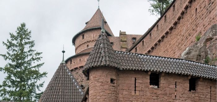 Fortaleza medieval en Francia en Alsacia