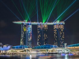 El Marina Bay Sands, entre luces y lujos