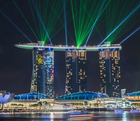 El Marina Bay Sands, entre luces y lujos