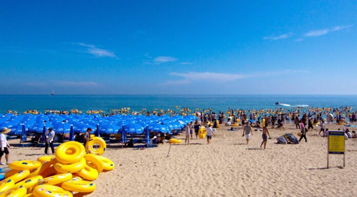 Playa Haeundae, el destino popular en los días calurosos de Busan