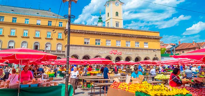 Qué ver en Zagreb | Mercado Dolac