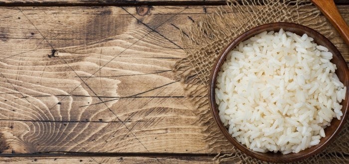 Comida típica de República Dominicana: el arroz blanco.