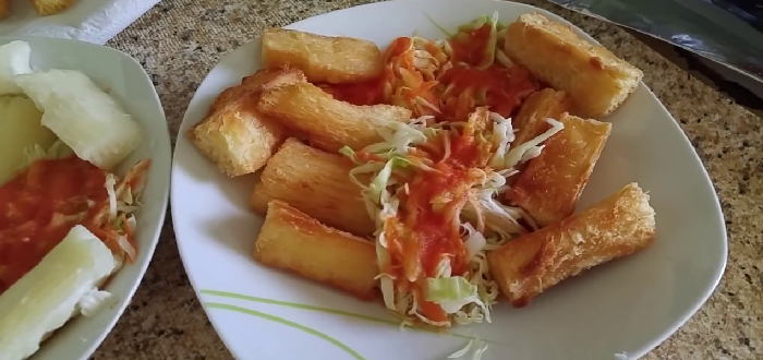 Comida típica de El Salvador | Yuca Frita