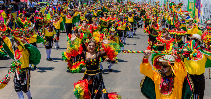 Las 5 festividades, más turísticas del mundo. Carnaval de Barranquilla