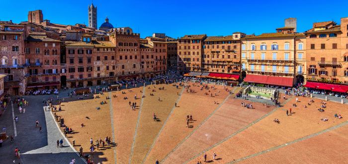Las 10 plazas de Italia más bonitas. Piazza del Campo (Siena)