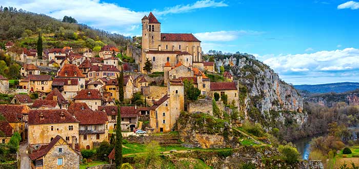 Saint Cirq Lapopie pequeños pueblos de Francia