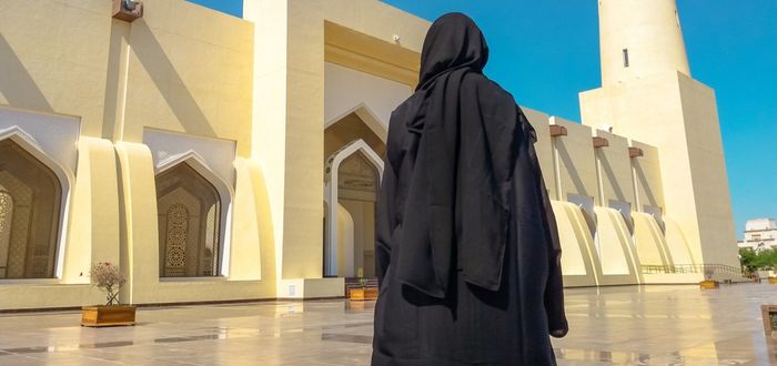 Mujer en Qatar